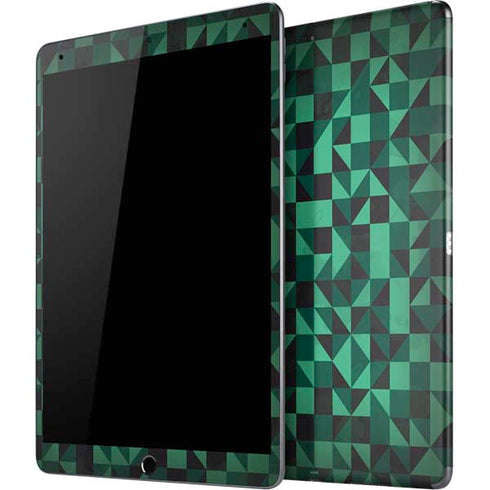 Black & Green iPad Skins