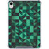 Black & Green iPad 11th Gen (2025) Clear Case