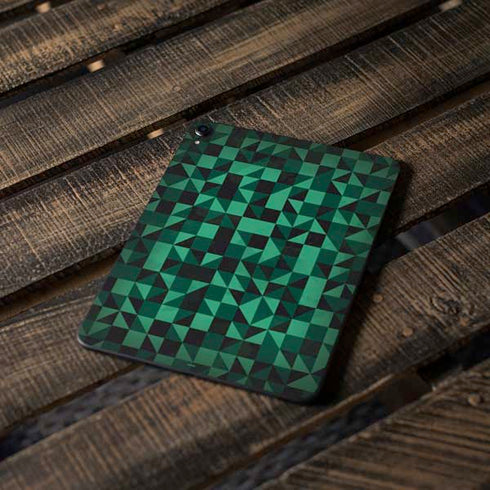 Black & Green Apple iPad Pro Skin