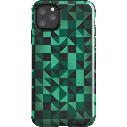 Black & Green iPhone Cases