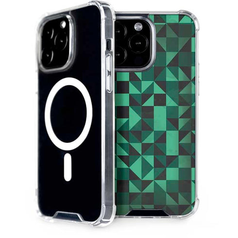 Black & Green iPhone Cases