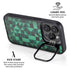 Black & Green iPhone 14 Pro Kickstand Case
