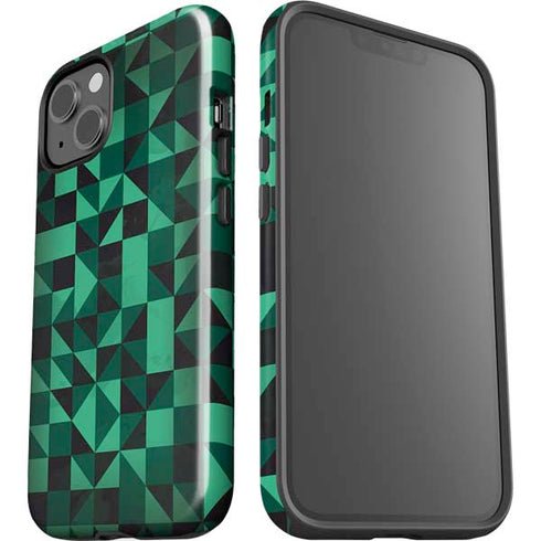 Black & Green iPhone 15 Impact Case