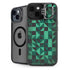 Black & Green iPhone 15 Plus Kickstand Case