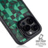 Black & Green iPhone 15 Pro Kickstand Case