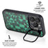 Black & Green iPhone 15 Pro Max Kickstand Case