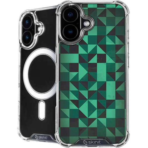 Black & Green iPhone 16 MagSafe Case