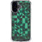 Black & Green iPhone 16 Plus Clear Case
