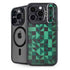 Black & Green iPhone 16 Pro Kickstand Case