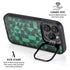 Black & Green iPhone 16 Pro Kickstand Case