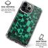 Black & Green iPhone 16 Pro Max Clear Case