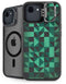 Black & Green iPhone 16e Kickstand Case