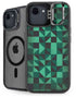 Black & Green iPhone 16e Kickstand Case