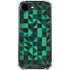 Black & Green iPhone 16e Clear Case