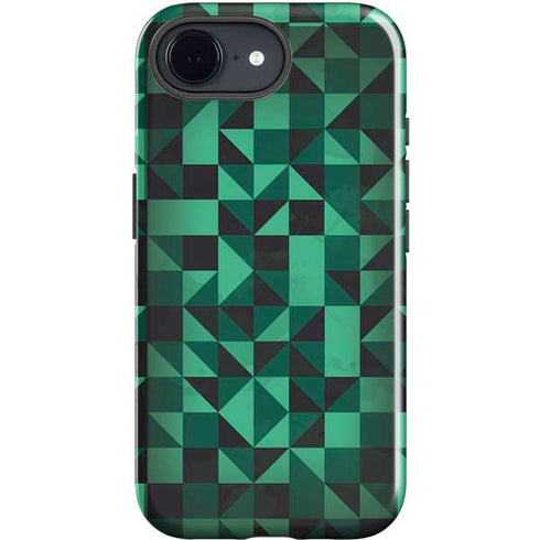 Black & Green iPhone 16e Impact Case