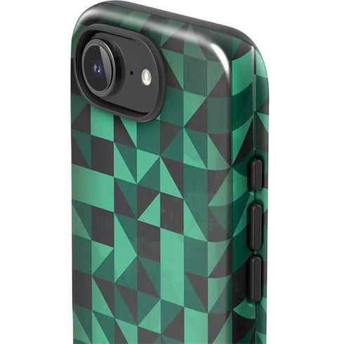 Black & Green iPhone 16e Impact Case