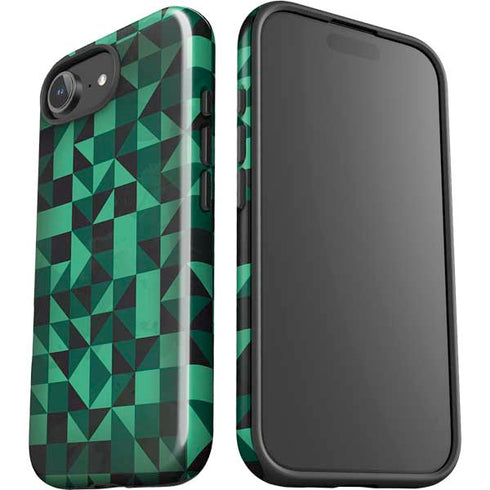 Black & Green iPhone 16e Impact Case