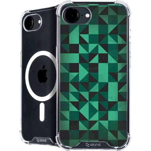 Black & Green iPhone 16e MagSafe Case