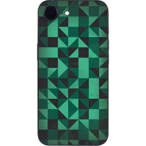 Black & Green iPhone 16e Skin