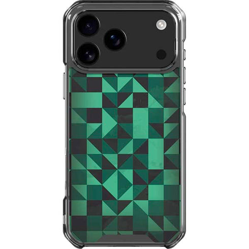 Black & Green iPhone 18 Pro Max Clear Case