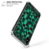 Black & Green iPhone X/XS Clear Case