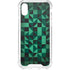 Black & Green iPhone XS Clear Case