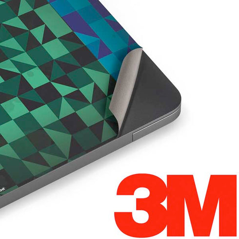 Black & Green Apple MacBook Air Skin