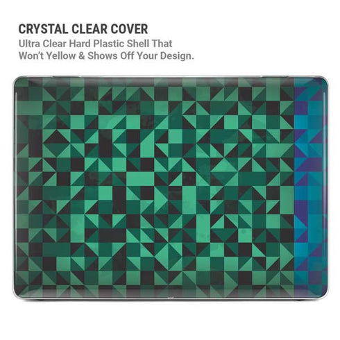 Black & Green MacBook Pro 14in (2021-24) Case plus Skin