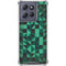 Black & Green Moto G 5G (2025) Clear Case