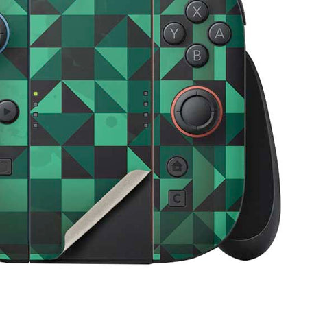 Black & Green Nintendo Switch 2 (2025) Joy-Con Controller Skin