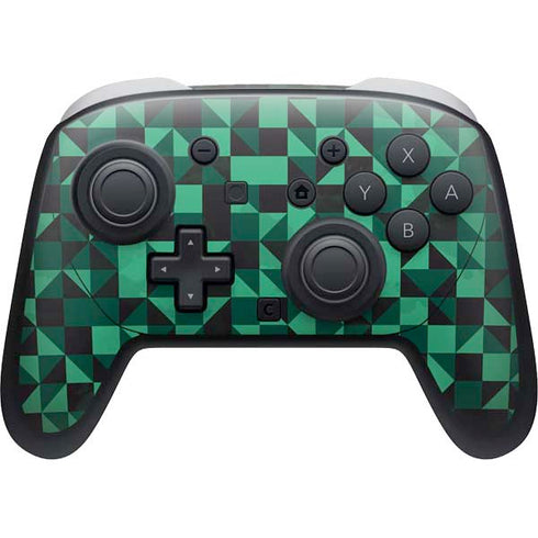 Black & Green Nintendo Switch 2 (2025) Pro Controller Skin