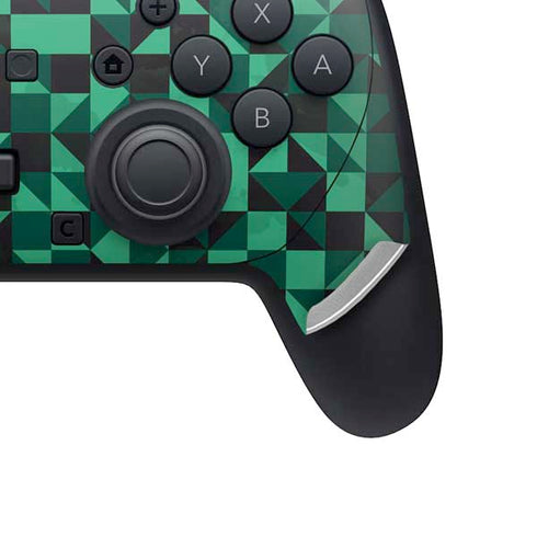 Black & Green Nintendo Switch 2 (2025) Pro Controller Skin