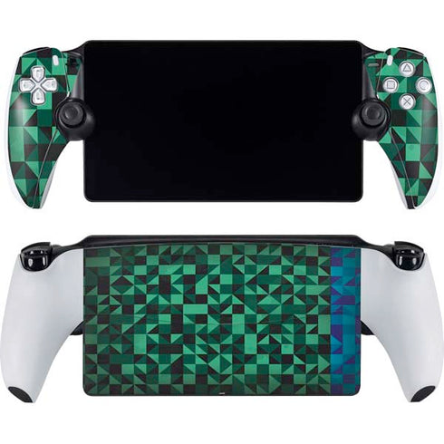 Black & Green PlayStation Portal Remote Player Skin