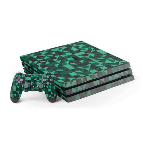 Black & Green PlayStation PS4 Skins