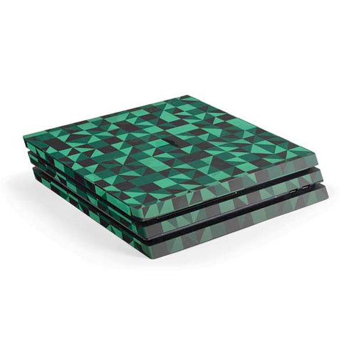 Black & Green PlayStation PS4 Skins