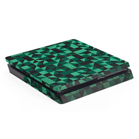 Black & Green PS4 Slim Skin