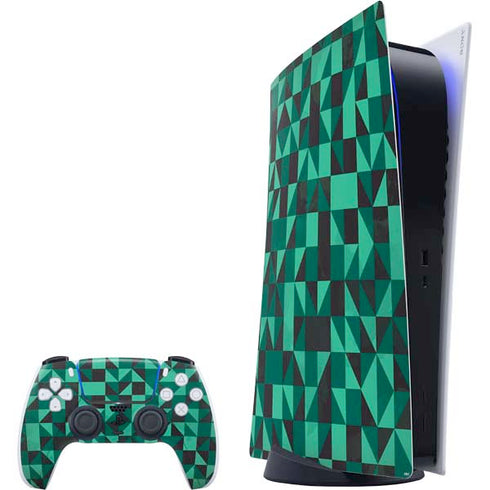 Black & Green PlayStation PS5 Skins