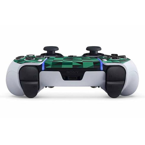 Black & Green PS5 DualSense Edge Pro Controller Skin