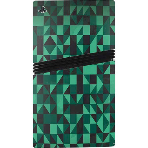 Black & Green PS5 Pro Disk Bundle Skin