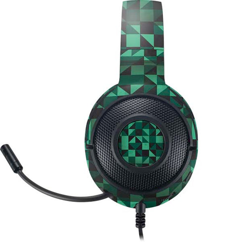 Black & Green Razer Kraken X Skin