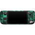 Black & Green Steam Deck Handheld Gaming Computer Skin