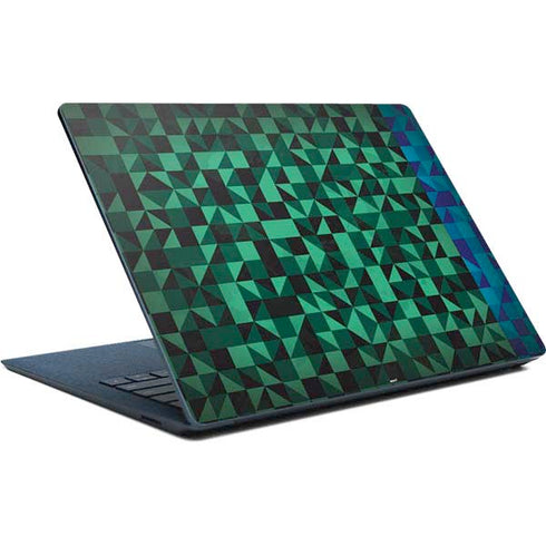 Black & Green Surface Laptop Skin