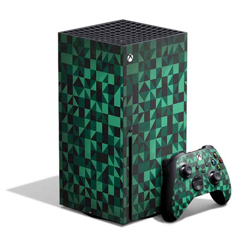 Black & Green Xbox Series X Skins