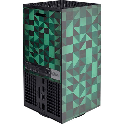 Black & Green XBox Series X Digital Edition Console Skin