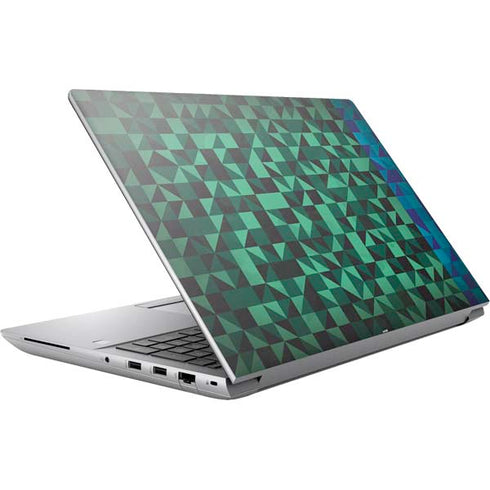 Black & Green HP ZBook Fury 16 G10 Skin