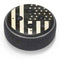 Black & White USA Flag Amazon Echo Dot Skin