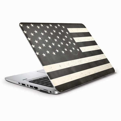 Black & White USA Flag HP Elitebook Skin