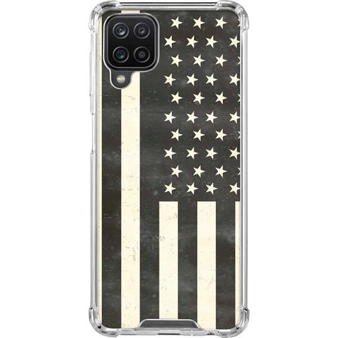 Black & White USA Flag Galaxy Cases
