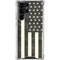 Black & White USA Flag Galaxy S23 Ultra Clear Case