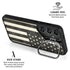 Black & White USA Flag Galaxy S24 FE Kickstand Case